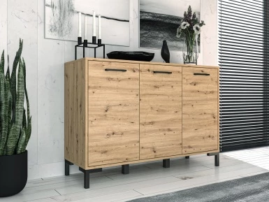 Design Plus Studio Kuchni & Salon Meblowy | Nevio 10 Dąb artisan - komoda | 