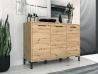 Design Plus Studio Kuchni & Salon Meblowy | Nevio 10 Dąb artisan - komoda | 