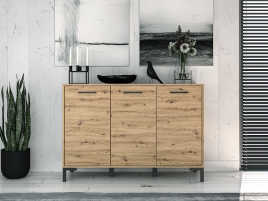 Design Plus Studio Kuchni & Salon Meblowy | Nevio 10 Dąb artisan - komoda | 