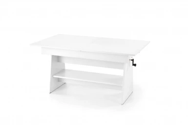 Design Plus Studio Kuchni & Salon Meblowy | ERIKA ławostół rozkładany biały (3p1szt) | 5905248137264