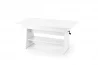 Design Plus Studio Kuchni & Salon Meblowy | ERIKA ławostół rozkładany biały (3p1szt) | 5905248137264