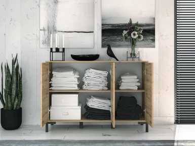 Design Plus Studio Kuchni & Salon Meblowy | Nevio 10 Dąb artisan - komoda | 
