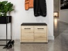 Design Plus Studio Kuchni & Salon Meblowy | Caro 02 Sonoma jasna - szafka na buty | 