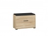 Design Plus Studio Kuchni & Salon Meblowy | Caro 03 Sonoma jasna - szafka na buty | 