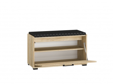 Design Plus Studio Kuchni & Salon Meblowy | Caro 04 Sonoma jasna - szafka na buty | 