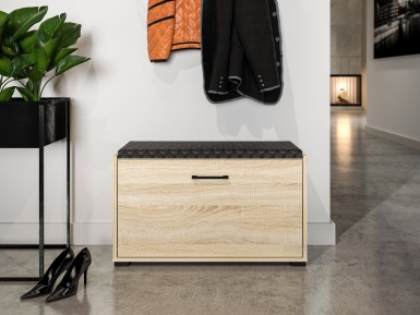 Design Plus Studio Kuchni & Salon Meblowy | Caro 04 Sonoma jasna - szafka na buty | 