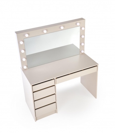 Design Plus Studio Kuchni & Salon Meblowy | HOLLYWOOD 2 XL toaletka kaszmir (3p1szt) | 5905248137332