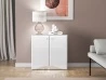Design Plus Studio Kuchni & Salon Meblowy | GLAMOUR 09 biały alpejski - komoda | 