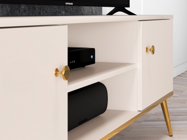 Design Plus Studio Kuchni & Salon Meblowy | Selgin 05 cashmere - RTV 2D | 