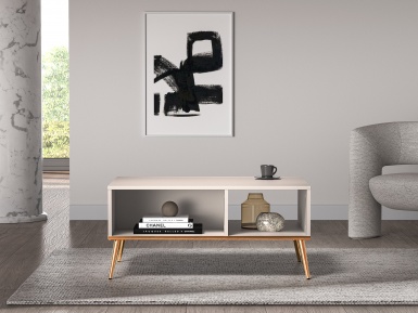 Design Plus Studio Kuchni & Salon Meblowy | Selgin 07 cashmere - stolik | 