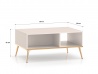 Design Plus Studio Kuchni & Salon Meblowy | Selgin 07 cashmere - stolik | 