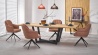 Design Plus Studio Kuchni & Salon Meblowy | MASSIVE 2 stół rozkładany 160-250x90x77 cm dąb naturalny/czarny (2p1szt) | 5905248137127