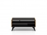 Design Plus Studio Kuchni & Salon Meblowy | Toscania 07 Dąb Baltic Dune/Jesion Prestige Czarny - Stolik | 