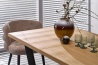Design Plus Studio Kuchni & Salon Meblowy | MASSIVE 2 stół rozkładany 160-250x90x77 cm dąb naturalny/czarny (2p1szt) | 5905248137127