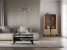 Design Plus Studio Kuchni & Salon Meblowy | Toscania 07 Dąb Baltic Dune/Jesion Prestige Czarny - Stolik | 
