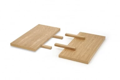 Design Plus Studio Kuchni & Salon Meblowy | MASSIVE 2 przedłużki 45x90 cm komplet dąb naturalny (1p1kpl) | 5905248137615