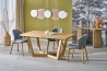 Design Plus Studio Kuchni & Salon Meblowy | MASSIVE 3 stół rozkładany 160-250x90x77 cm dąb naturalny/dąb naturalny (2p1szt) | 5905248137134