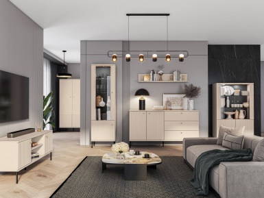 Design Plus Studio Kuchni & Salon Meblowy | Sophie 08-01 cashmere - toaletka | 