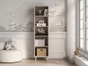 Design Plus Studio Kuchni & Salon Meblowy | Mevel 03 Piasek pustyni - regał | 