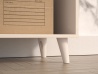 Design Plus Studio Kuchni & Salon Meblowy | Mevel 03 Piasek pustyni - regał | 