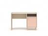 Design Plus Studio Kuchni & Salon Meblowy | Mevel 07 Piasek pustyni/Millennial pink - biurko 1D | 
