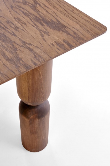 Design Plus Studio Kuchni & Salon Meblowy | MELTON stół rozkładany 200-300x101x76 cm jasny orzech (3p1szt) | 5905248137165