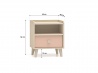 Design Plus Studio Kuchni & Salon Meblowy | Mevel 10 Piasek pustyni/Millennial pink - szafka 1S | 