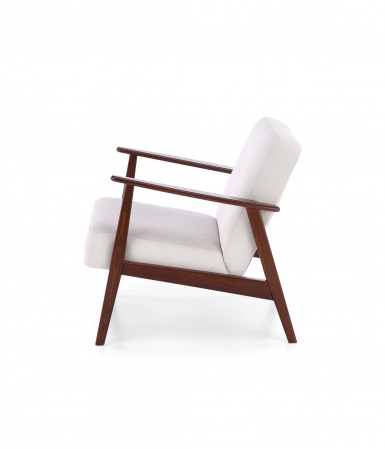 Design Plus Studio Kuchni & Salon Meblowy | MILANO 1S fotel - jasny beżowy tap. Castel 04 (1p1szt) | 5905248133914