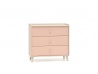 Design Plus Studio Kuchni & Salon Meblowy | Mevel 06 Piasek pustyni/Millennial pink - komoda 3S | 