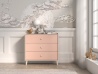 Design Plus Studio Kuchni & Salon Meblowy | Mevel 06 Piasek pustyni/Millennial pink - komoda 3S | 