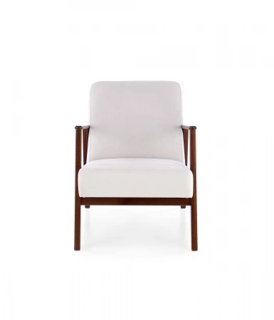 Design Plus Studio Kuchni & Salon Meblowy | MILANO 1S fotel - jasny beżowy tap. Castel 04 (1p1szt) | 5905248133914