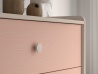 Design Plus Studio Kuchni & Salon Meblowy | Mevel 06 Piasek pustyni/Millennial pink - komoda 3S | 
