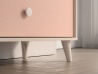 Design Plus Studio Kuchni & Salon Meblowy | Mevel 06 Piasek pustyni/Millennial pink - komoda 3S | 