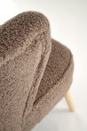 Design Plus Studio Kuchni & Salon Meblowy | MOCCA fotel wypoczynkowy, c.brązowy (SVEN 47) | 5905248137189