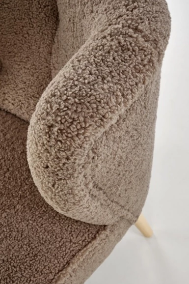 Design Plus Studio Kuchni & Salon Meblowy | MOCCA fotel wypoczynkowy, c.brązowy (SVEN 47) | 5905248137189