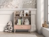 Design Plus Studio Kuchni & Salon Meblowy | Mevel 09 Piasek pustyni/Millennial pink - organizer 1S | 