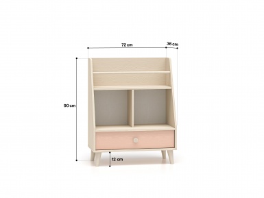 Design Plus Studio Kuchni & Salon Meblowy | Mevel 09 Piasek pustyni/Millennial pink - organizer 1S | 