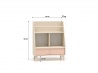 Design Plus Studio Kuchni & Salon Meblowy | Mevel 09 Piasek pustyni/Millennial pink - organizer 1S | 