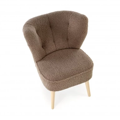 Design Plus Studio Kuchni & Salon Meblowy | MOCCA fotel wypoczynkowy, c.brązowy (SVEN 47) | 5905248137189