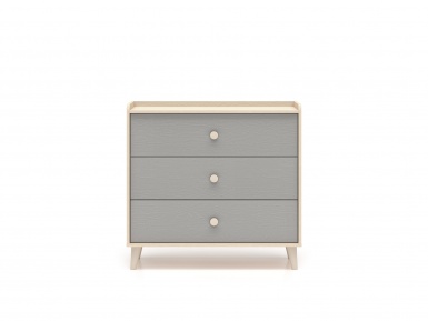 Design Plus Studio Kuchni & Salon Meblowy | Mevel 06 Piasek pustyni/szary pallad - komoda 3S | 