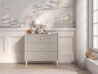 Design Plus Studio Kuchni & Salon Meblowy | Mevel 06 Piasek pustyni/szary pallad - komoda 3S | 
