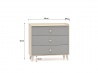 Design Plus Studio Kuchni & Salon Meblowy | Mevel 06 Piasek pustyni/szary pallad - komoda 3S | 