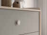 Design Plus Studio Kuchni & Salon Meblowy | Mevel 06 Piasek pustyni/szary pallad - komoda 3S | 