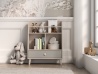 Design Plus Studio Kuchni & Salon Meblowy | Mevel 09 Piasek pustyni/szary pallad - organizer 1S | 