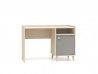 Design Plus Studio Kuchni & Salon Meblowy | Mevel 07 Piasek pustyni/szary pallad - biurko 1D | 