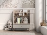 Design Plus Studio Kuchni & Salon Meblowy | Mevel 09 Piasek pustyni/szary pallad - organizer 1S | 