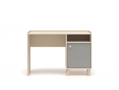 Design Plus Studio Kuchni & Salon Meblowy | Mevel 07 Piasek pustyni/szary pallad - biurko 1D | 