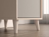 Design Plus Studio Kuchni & Salon Meblowy | Mevel 07 Piasek pustyni/szary pallad - biurko 1D | 