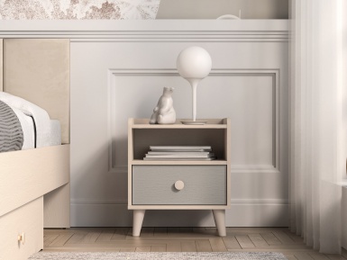 Design Plus Studio Kuchni & Salon Meblowy | Mevel 10 Piasek pustyni/szary pallad - szafka 1S | 