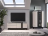 Design Plus Studio Kuchni & Salon Meblowy | Freshion 05 cashmere/czarny - RTV2D2S | 